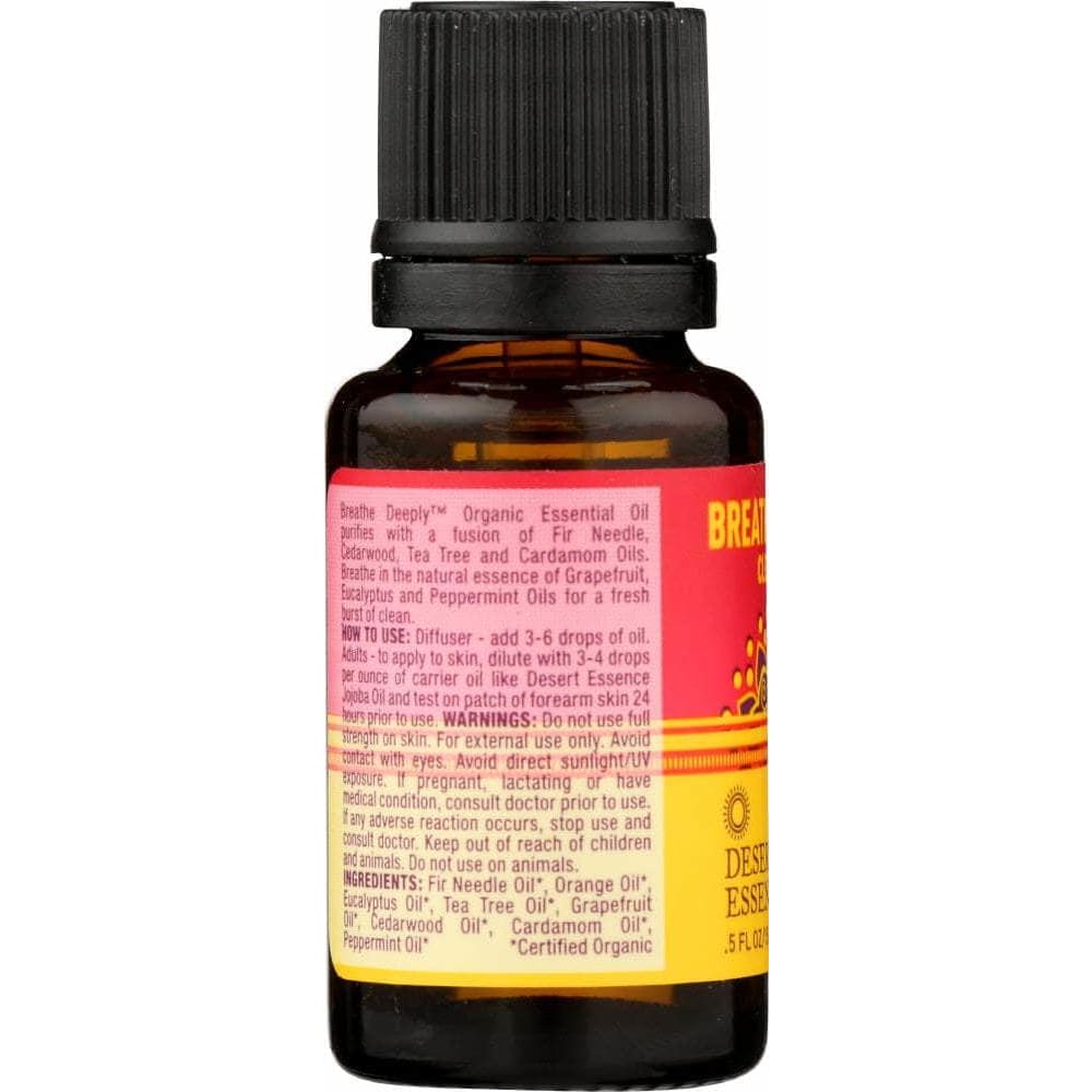DESERT ESSENCE Desert Essence Breathe Deeply Organic Essential Oil Blend, 0.5 Oz