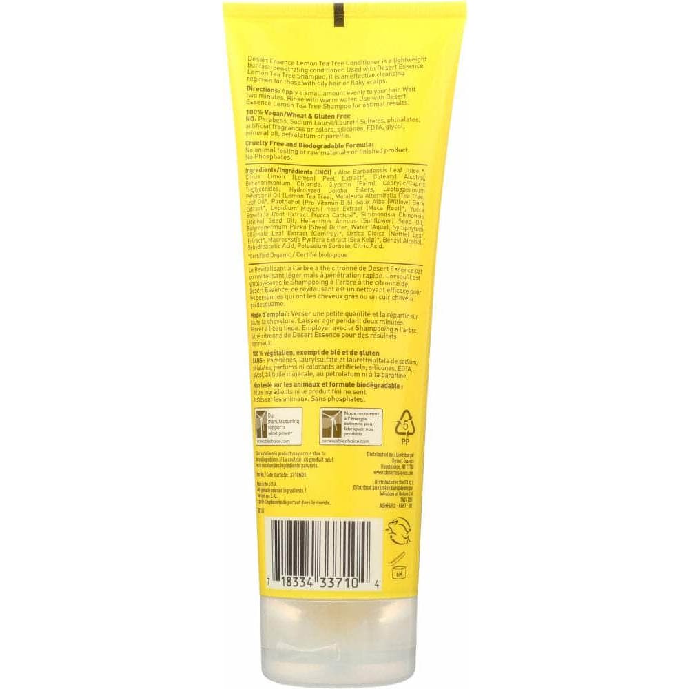 DESERT ESSENCE Desert Essence Conditioner For Oily Hair Lemon Tea Tree, 8 Oz