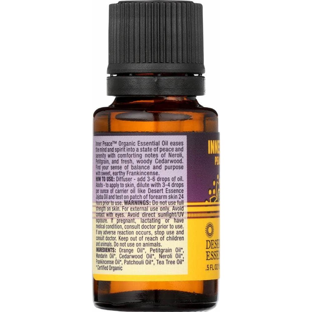 DESERT ESSENCE Desert Essence Inner Peace Organic Essential Oil Blend, 0.5 Fl Oz