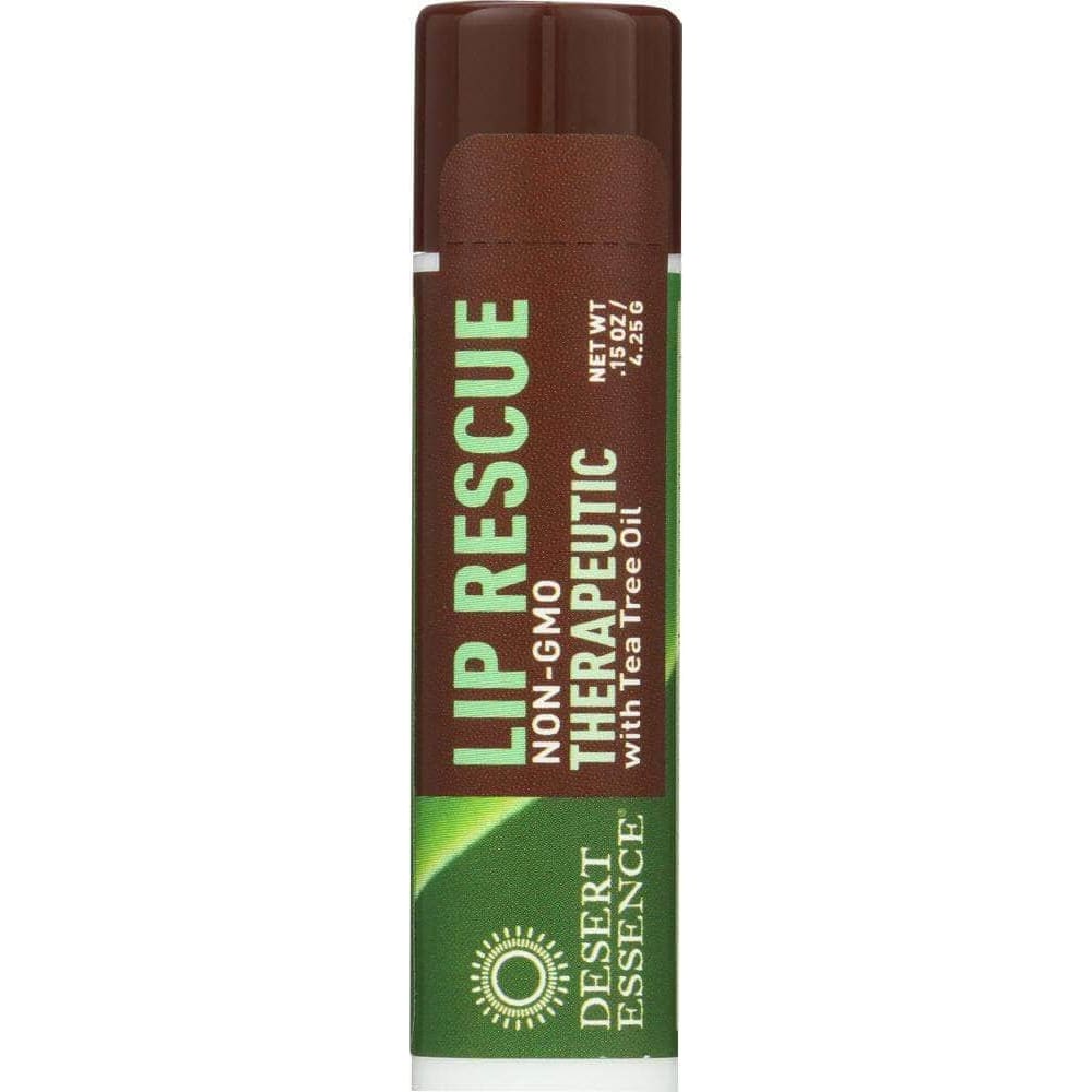 Desert Essence Desert Essence Lip Rescue Therapeutic with Tea Tree Oil, 0.15 oz