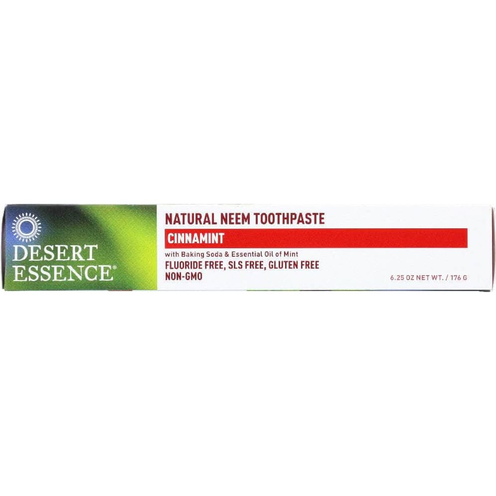 DESERT ESSENCE Desert Essence Natural Neem Toothpaste Cinnamint, 6.25 Oz