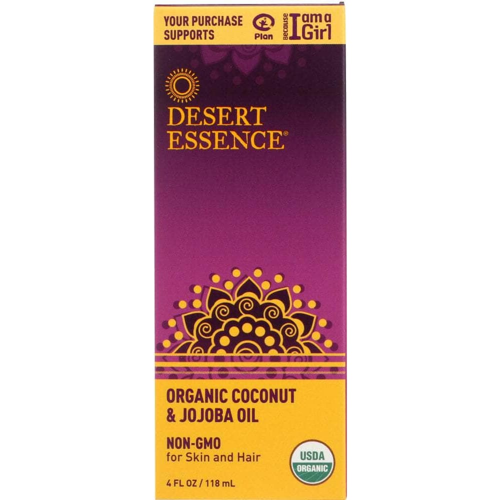 DESERT ESSENCE Desert Essence Organic Coconut And Jojoba Oil, 4 Oz