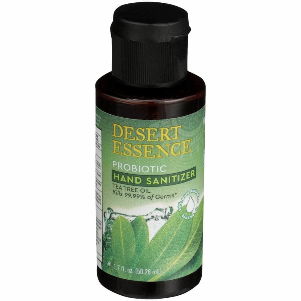 DESERT ESSENCE Desert Essence Probiotic Hand Sanitizer Tea Tree Oil Travel Size, 1.7 Oz