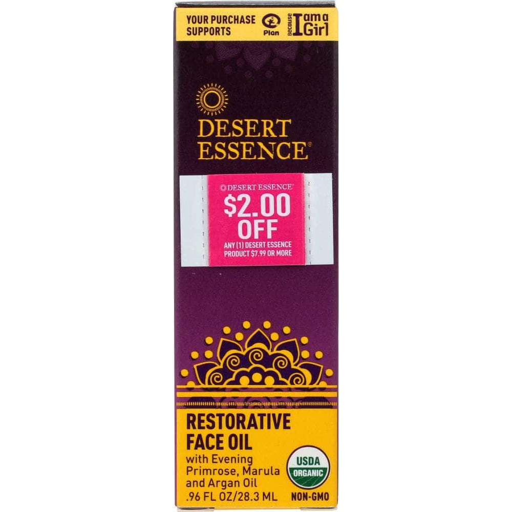 DESERT ESSENCE DESERT ESSENCE Restorative Face Oil, 0.96 fl oz