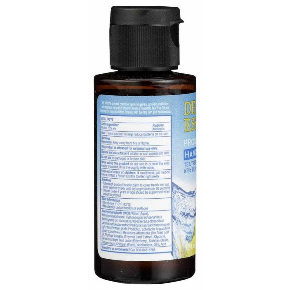DESERT ESSENCE Desert Essence Sanitizer Hand Prbt Lmn T, 1.7 Oz