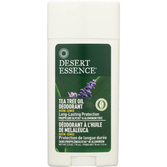 DESERT ESSENCE Desert Essence Tea Tree Oil Deodorant With Lavender Oil, 2.5 Oz