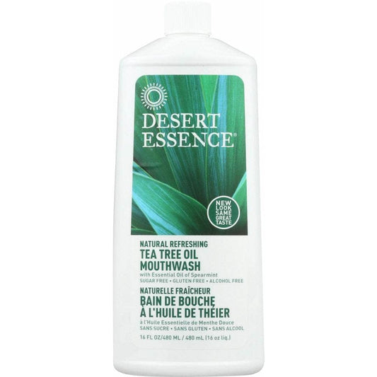 DESERT ESSENCE Desert Essence Tea Tree Oil Mouthwash, 16 Oz