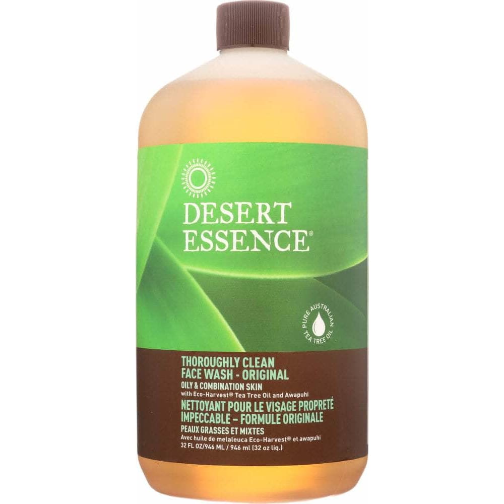 DESERT ESSENCE Desert Essence Thoroughly Clean Face Wash, 32 Oz