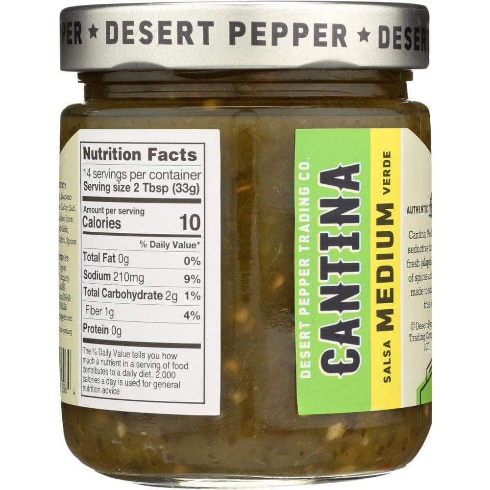 Desert Pepper Desert Pepper Salsa Cantina Medium Green, 16 oz