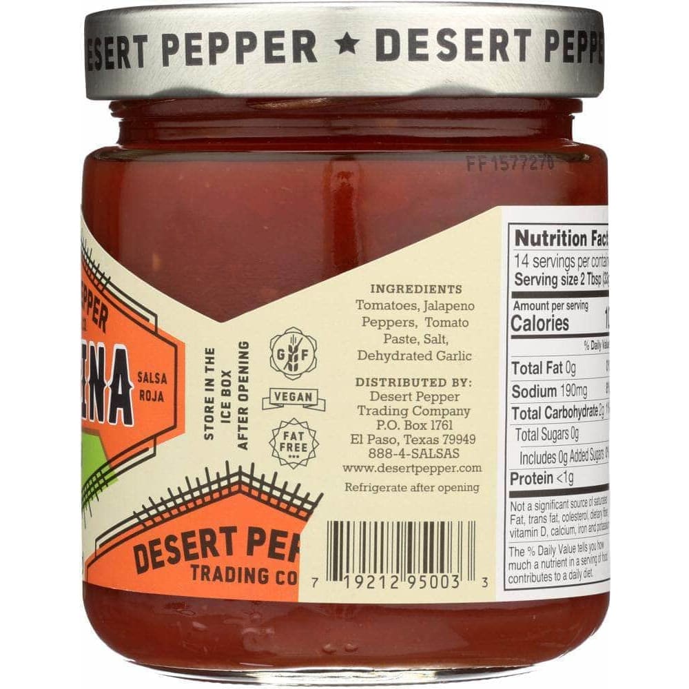 Desert Pepper Desert Pepper Salsa Cantina Mild Red, 16 oz