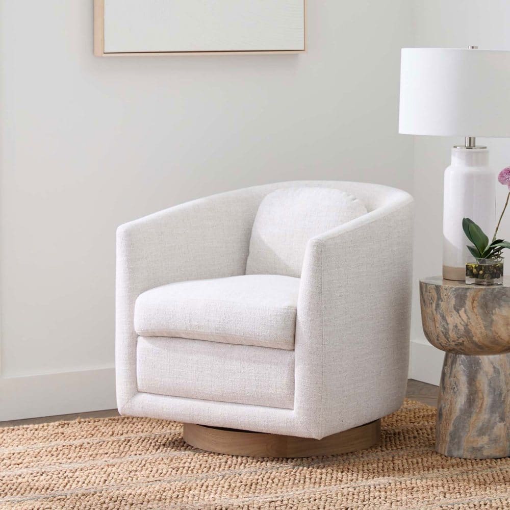 Details by Becki Owens Isla Upholstered Swivel Chair - Details by Becki Owens - ShelHealth