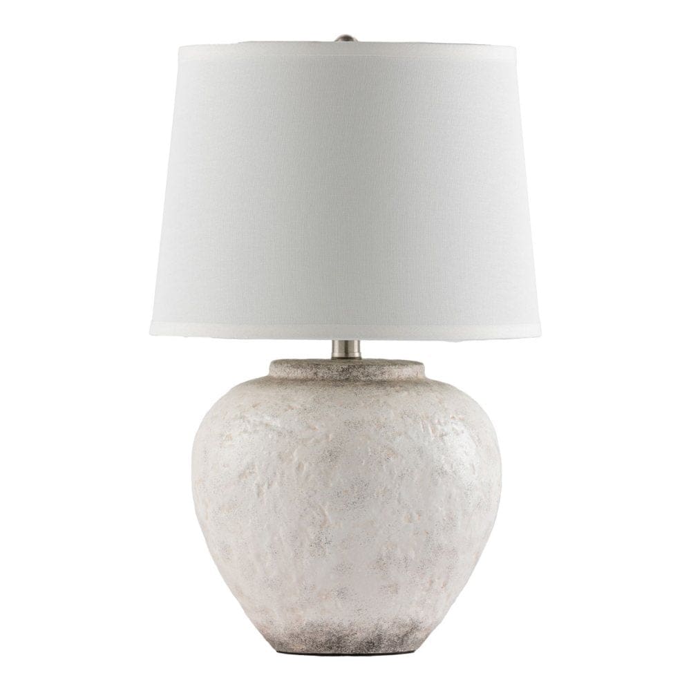details by Becki Owens Madelyn Ceramic Table Lamp Ash Gray Finish - Shop the Collection - ShelHealth
