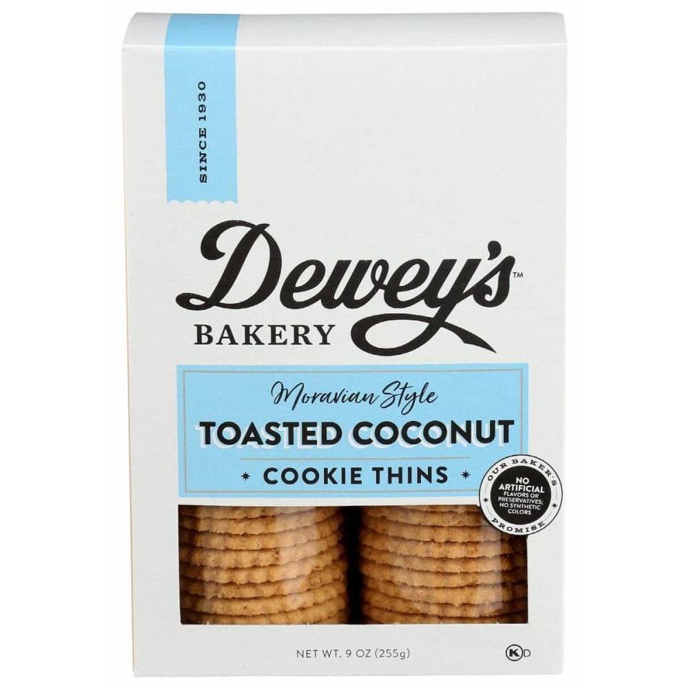 DEWEYS DEWEYS Toasted Coconut Moravian Cookie Thins, 9 oz