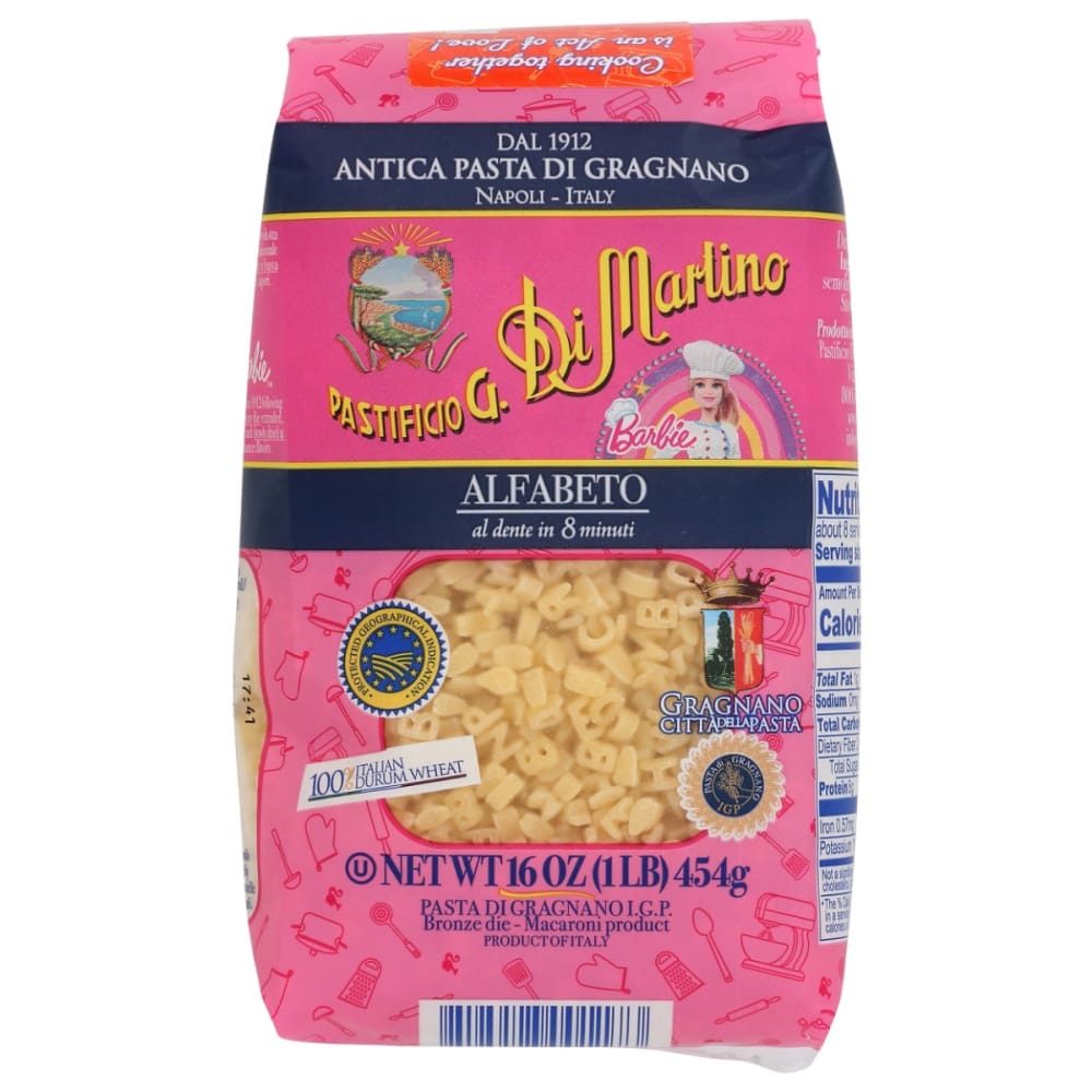 DI MARTINO: Pasta Alfabeto Dm Barbie 1 LB (Pack of 5) - Grocery > Pantry > Pasta and Sauces - DI MARTINO