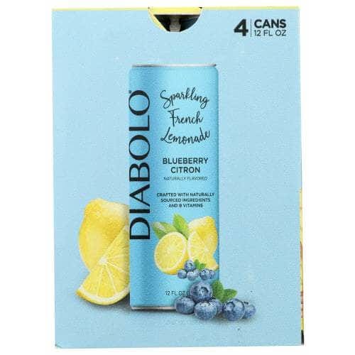 DIABOLO Grocery > Beverages > Sodas DIABOLO Blueberry Citron Soda 4pk, 48 fo