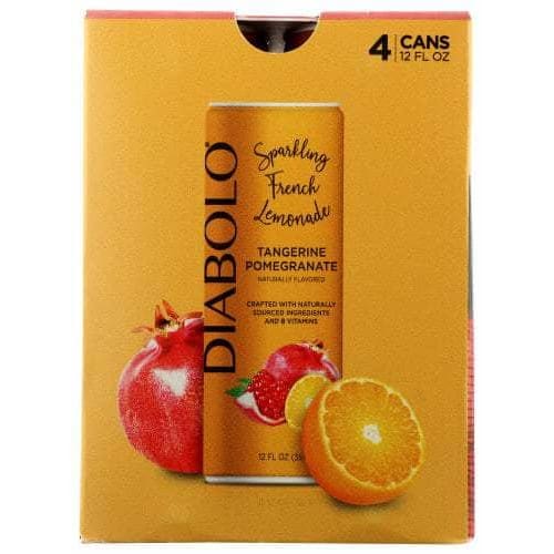 DIABOLO Grocery > Beverages > Sodas DIABOLO Tangerine Pomegranate Soda 4pk, 48 fo
