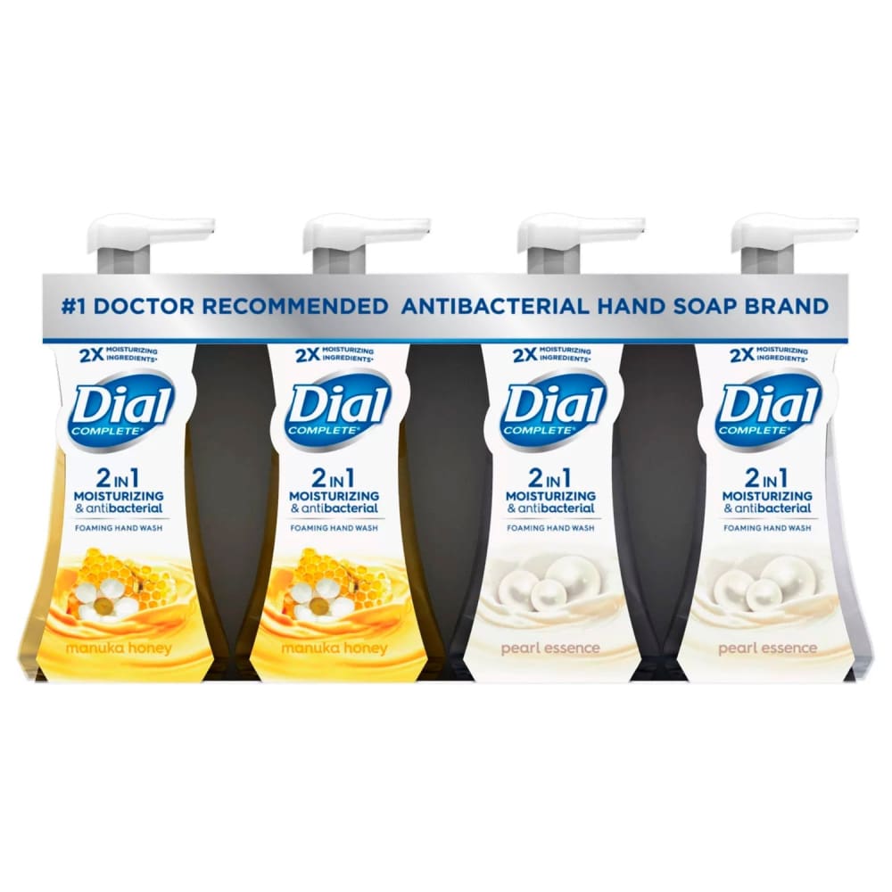Dial Complete Foaming Hand Wash Variety Pack - 7.5 Fl Oz - 4 Pack - Hand Wash Foam - Dial