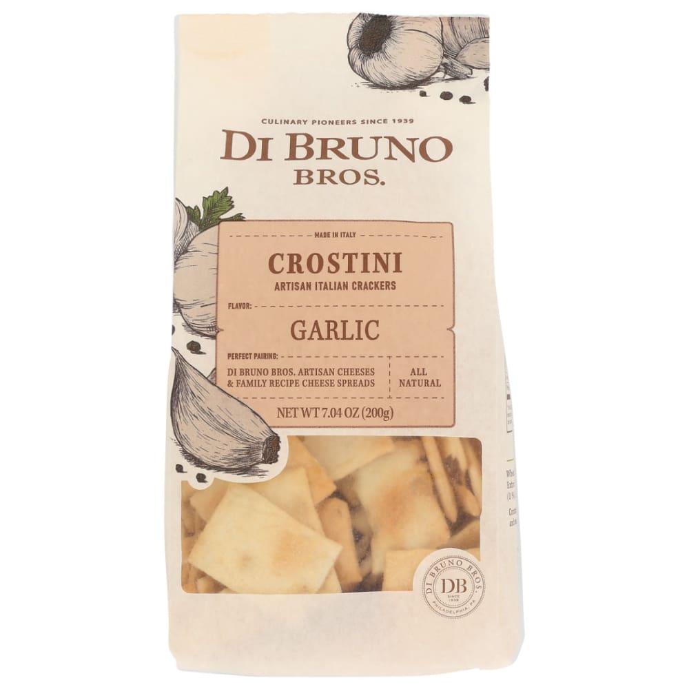 DIBRUNO: Crostini Garlic 7.04 OZ (Pack of 5) - Grocery > Snacks > Crackers - DIBRUNO