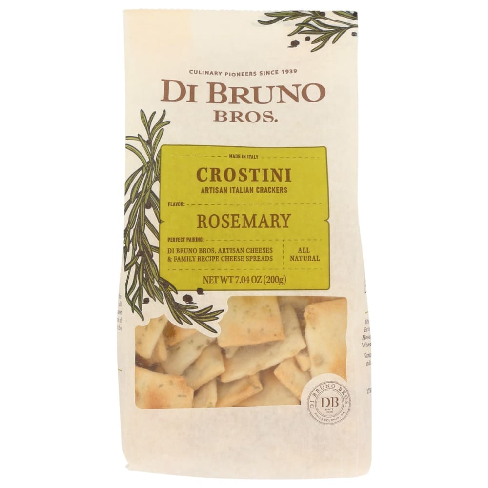 DIBRUNO: Crostini Rosemary 7.04 OZ (Pack of 5) - Grocery > Snacks > Crackers - DIBRUNO