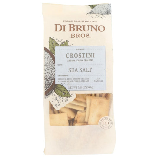 DIBRUNO: Sea Salt Crostini 7.04 oz (Pack of 5) - Grocery > Snacks > Crackers - DIBRUNO