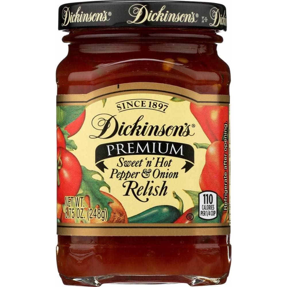 Dickinsons Dickinson Pepper & Onion Relish, 8.75 oz