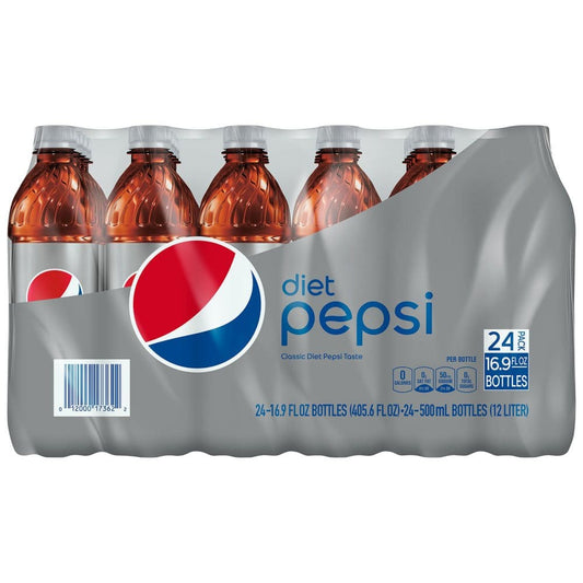 Diet Pepsi (16.9 fl. oz. 24 pk.) - Soda - ShelHealth