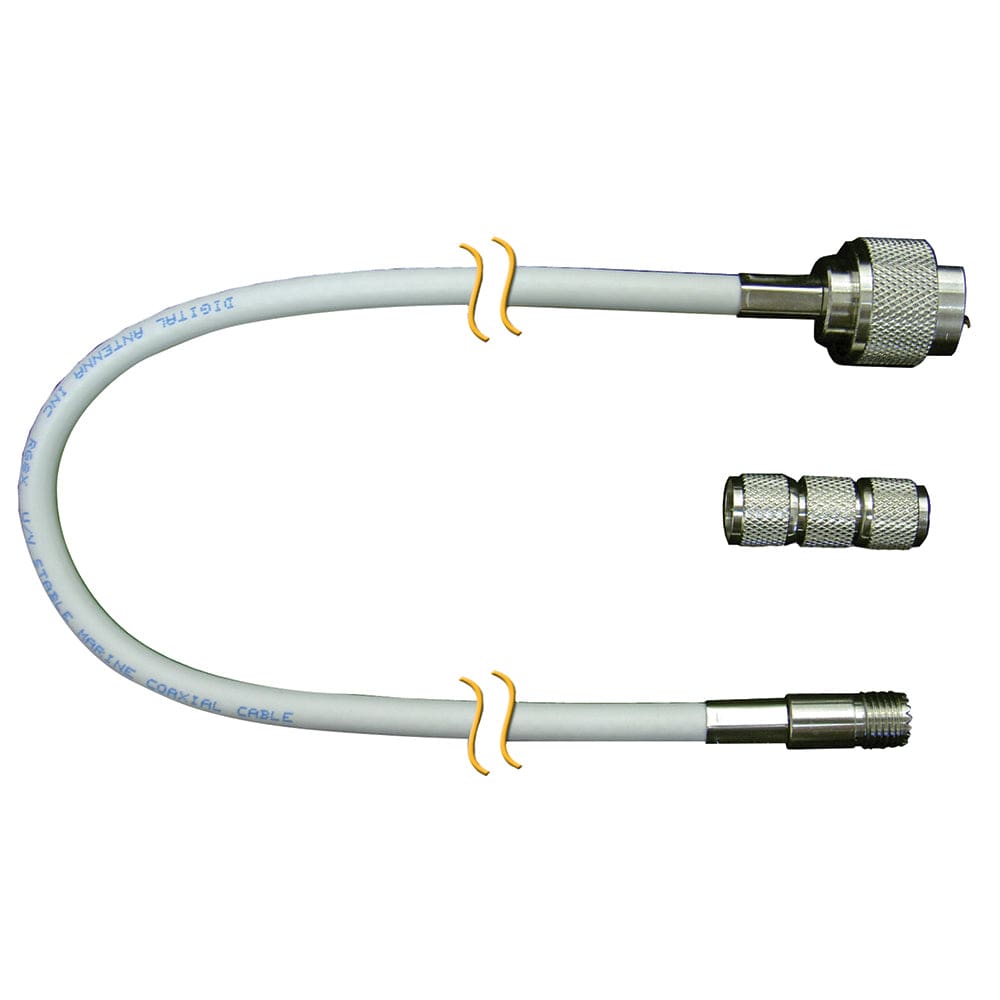 Digital Antenna RG-8X Cable w/ N Male Mini-UHF Female - 20’ - Communication | Accessories - Digital Antenna
