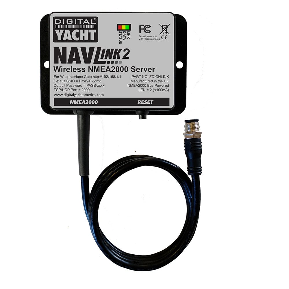 Digital Yacht NavLink 2 NMEA 2000 to WiFi Gateway - Marine Navigation & Instruments | NMEA Cables & Sensors - Digital Yacht