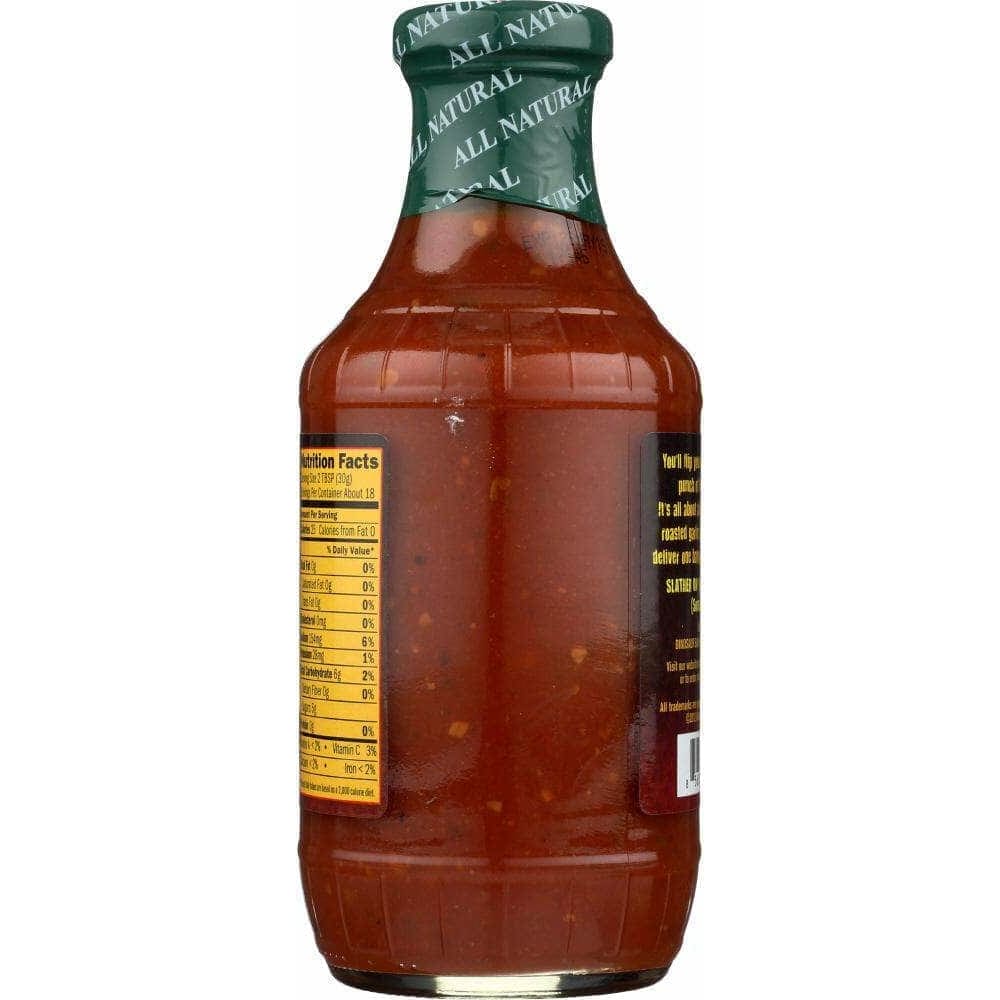 Dinosaur Dinosaur Sauce Honey Bar-B-Que Roasted Garlic, 19 oz
