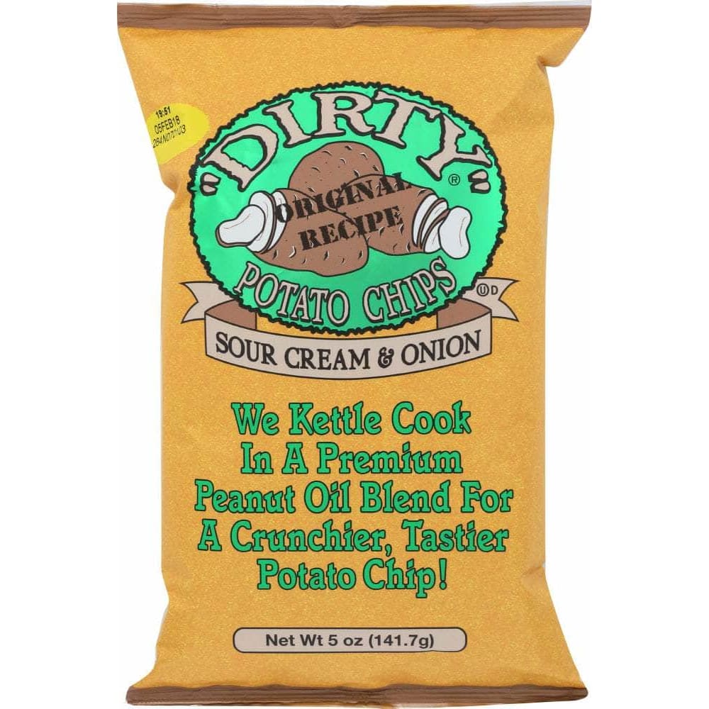 Dirty Potato Chips Dirty Potato Chip Chip Potato Sour Cream & Onion, 5 oz
