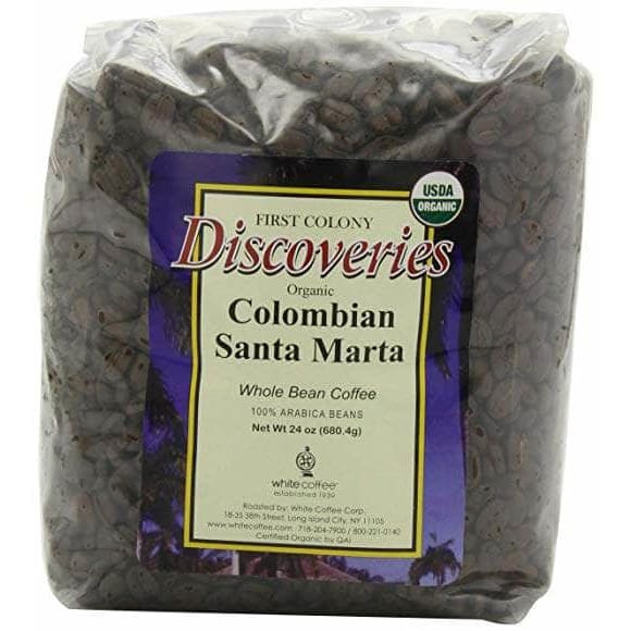 Discoveries Discoveries Coffee Colombian Santa Marta Organic, 24 oz