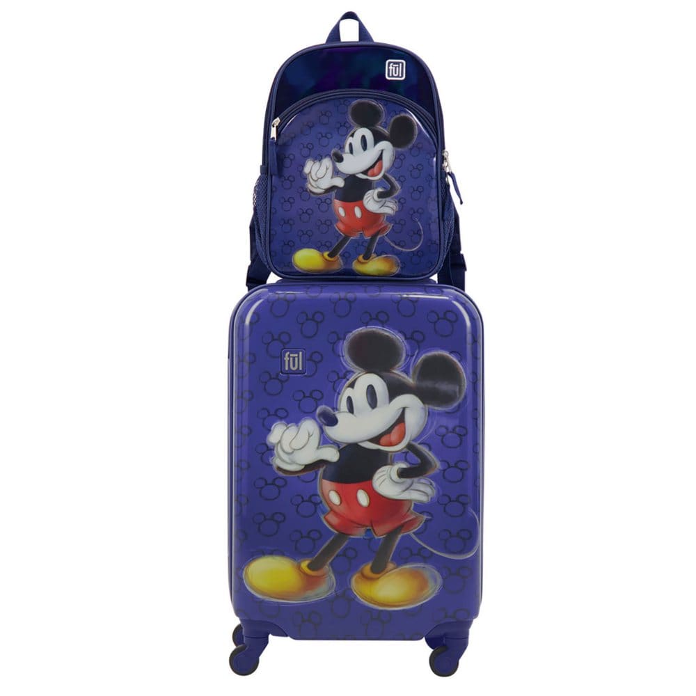 Disney 100 Mickey Mouse Kids’ 2-Piece Luggage Set - Shop All Disney - Disney
