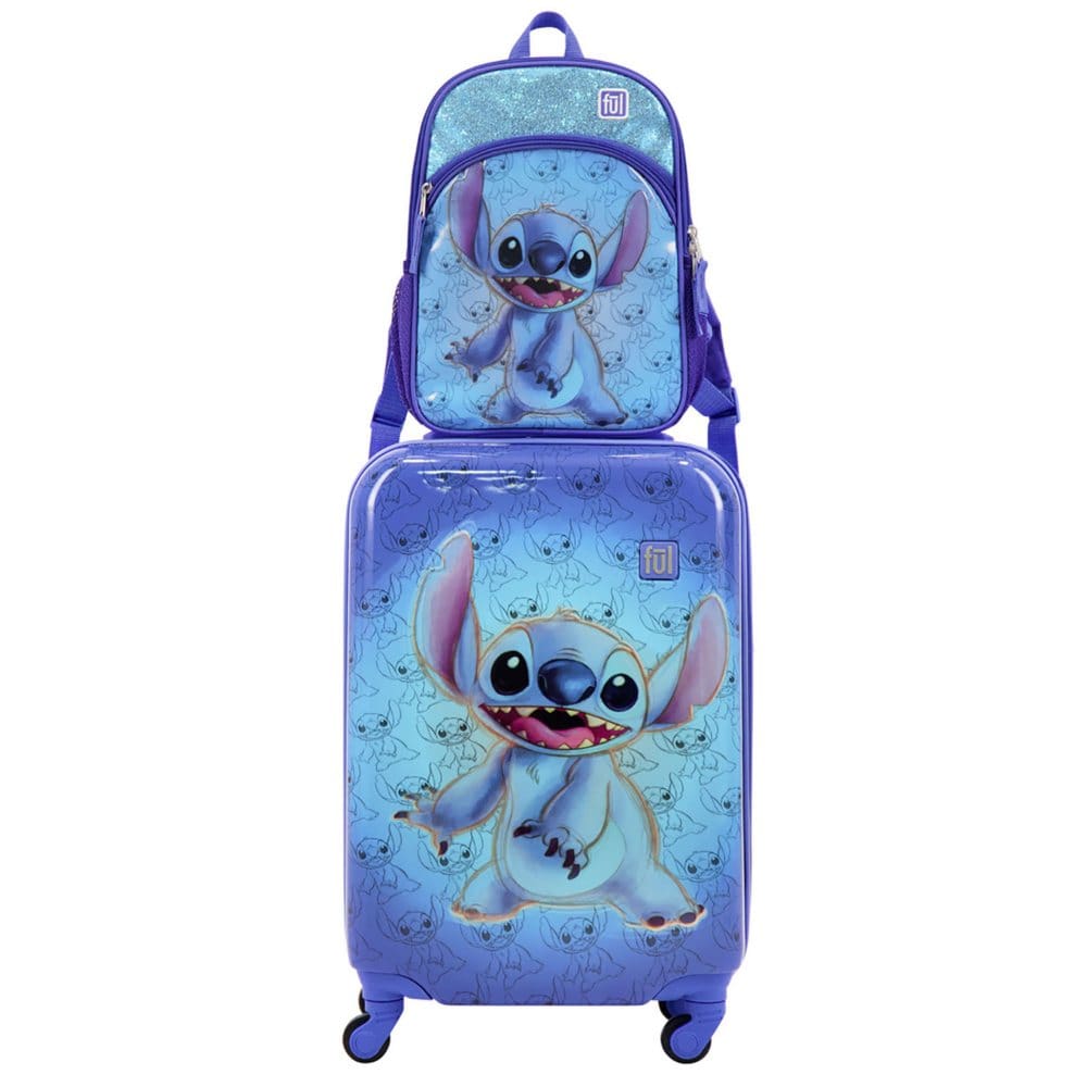 Disney 100 Stitch Kids’ 2-Piece Luggage Set - Lilo & Stitch - Disney