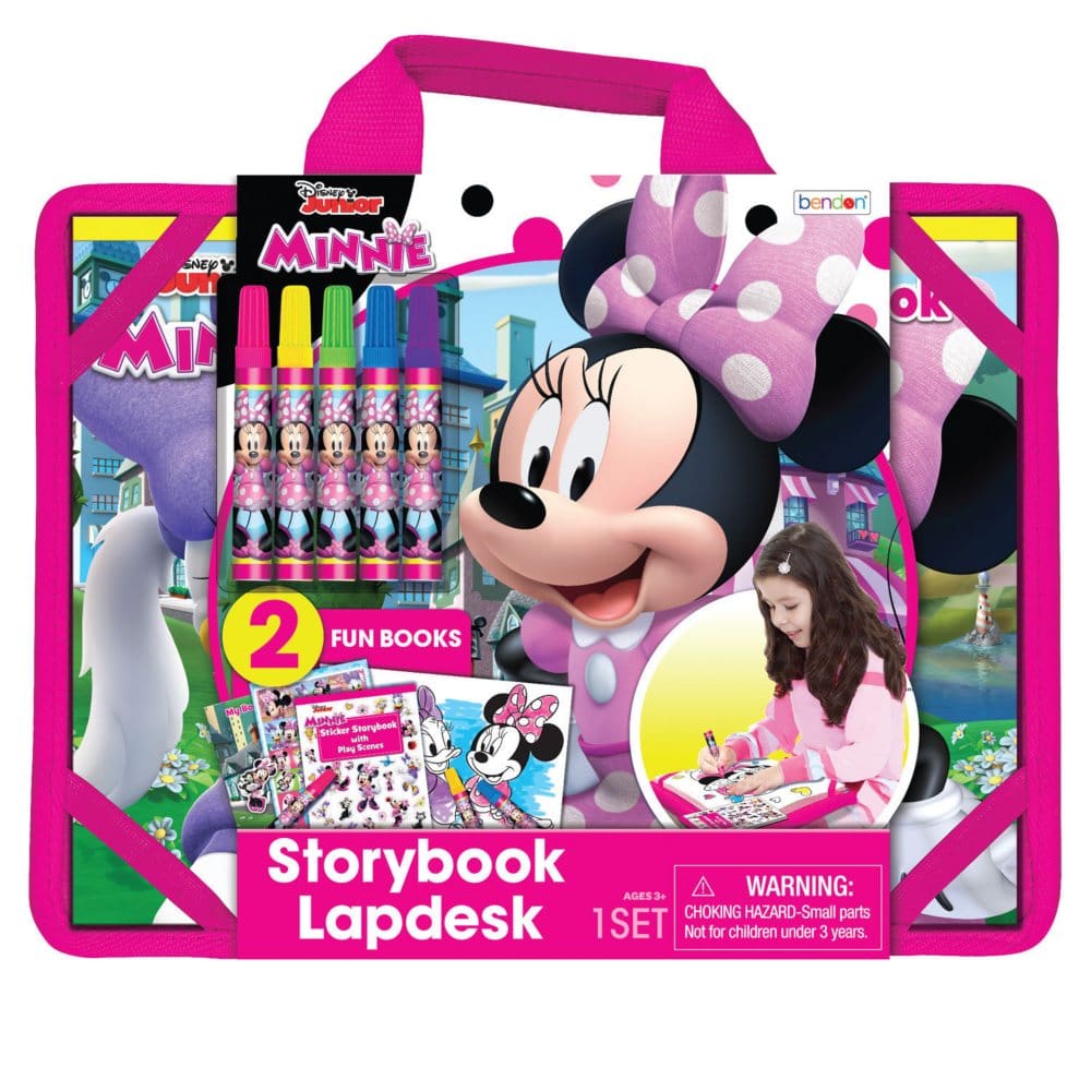 Disney Minnie Mouse Storybook and Coloring Lapdesk - Kids Books - Disney