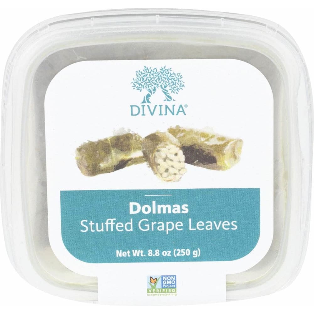 Divina Divina Dolmas Stuffed Grape Leaves Deli Cup, 8.80 oz
