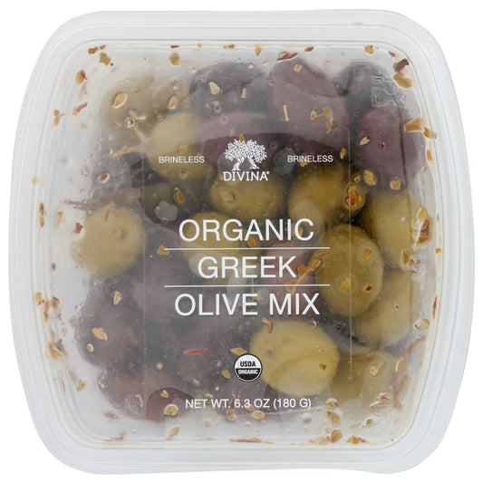 DIVINA: Olive Mix Greek Organic 6.3 OZ (Pack of 4) - Grocery > Pantry > Condiments - DIVINA