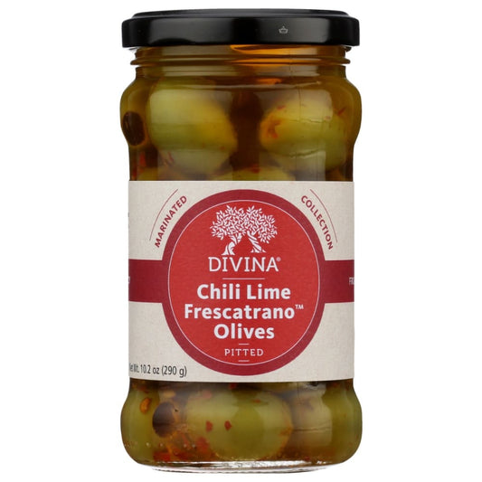 DIVINA: Olives Frsctrno Chili Lm 10.2 oz (Pack of 4) - Grocery > Pantry > Condiments - DIVINA