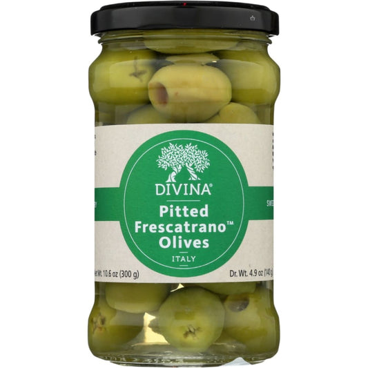 DIVINA: Olives Pitted Frescatrano 4.9 OZ (Pack of 4) - Grocery > Pantry > Condiments - DIVINA
