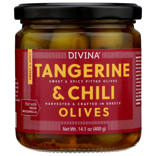 DIVINA: Olives Tangerine N Chili 14.1 OZ (Pack of 4) - Grocery > Pantry > Condiments - DIVINA