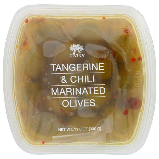 DIVINA: Olives Tngrne Chili Mrntd 11.6 OZ (Pack of 4) - Grocery > Pantry > Condiments - DIVINA