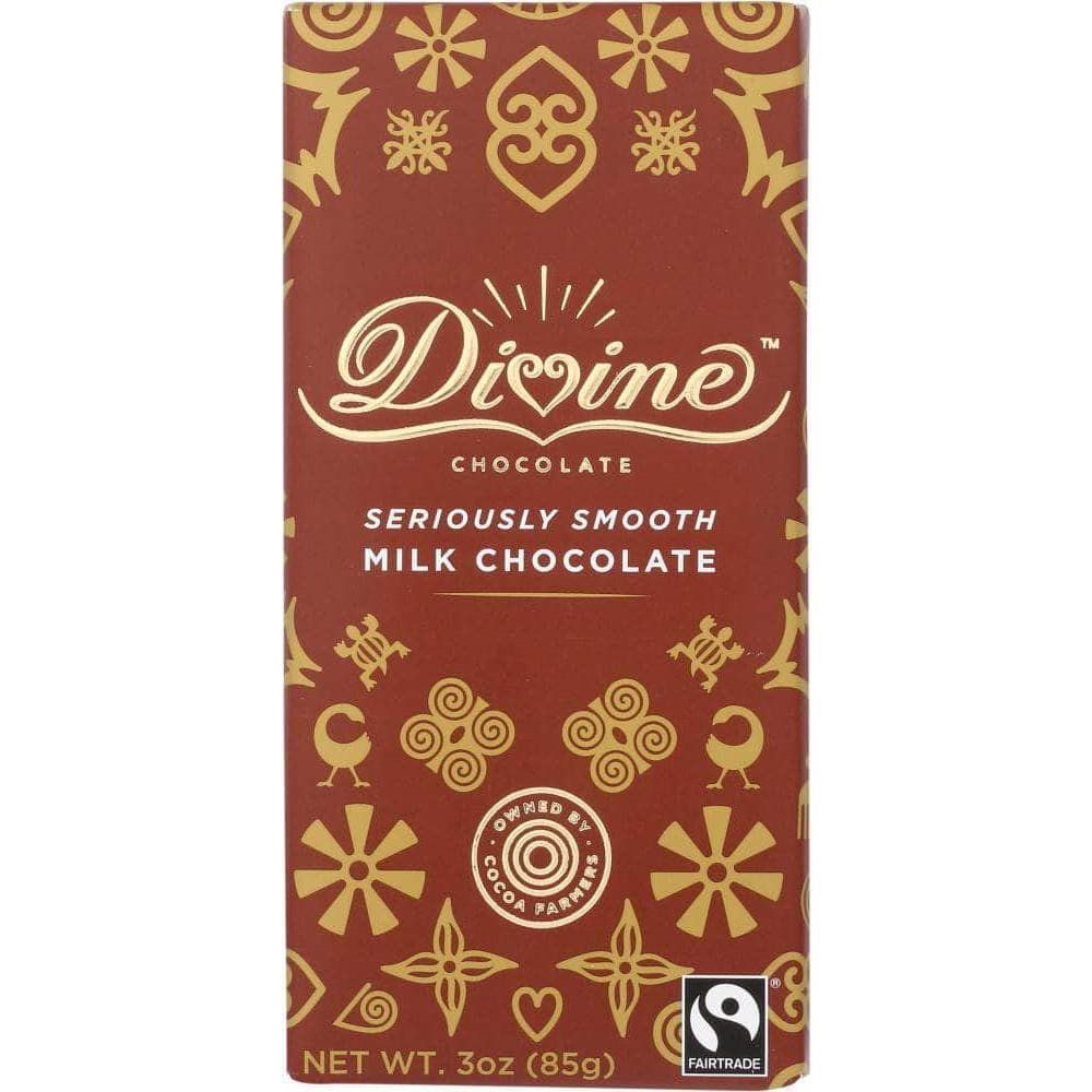Divine Chocolate Divine Chocolate  Milk Chocolate Bar, 3 oz