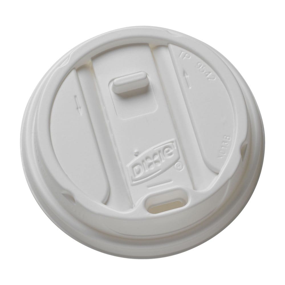 Dixie Large Reclosable Plastic Hot Cup Lid TP9542 (1000 ct.) - Commercial Paper Goods & Disposables - Dixie
