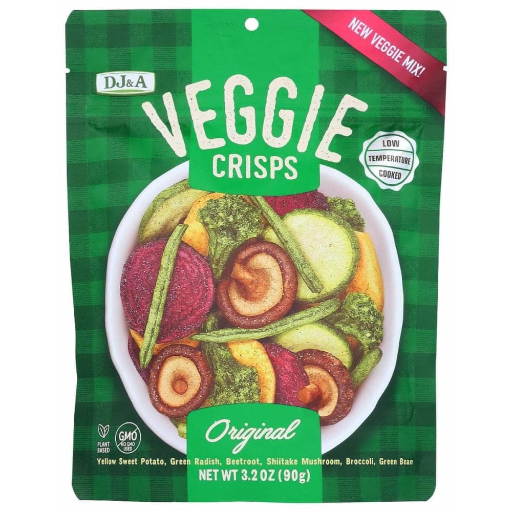 DJ&A Grocery > Snacks > Chips > Vegetable & Fruit Chips DJ&A: Crisps Veggie Original, 3.17 oz