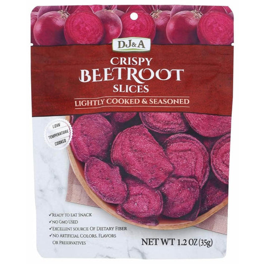 DJ&A Grocery > Snacks > Chips > Vegetable & Fruit Chips DJ&A: Slices Beetroot Crispy, 1.23 oz