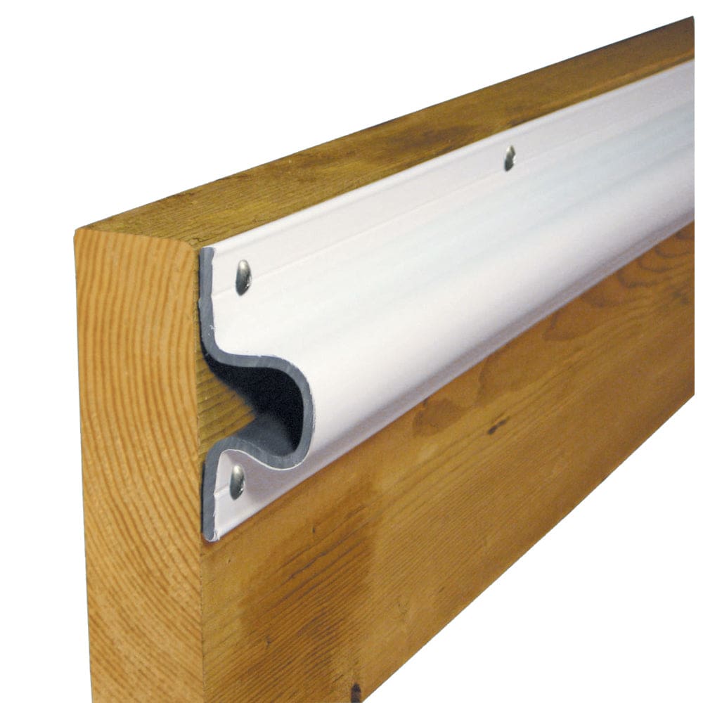 Dock Edge C Guard PVC Dock Profile - (4) 6’ Sections - White - Anchoring & Docking | Bumpers/Guards - Dock Edge