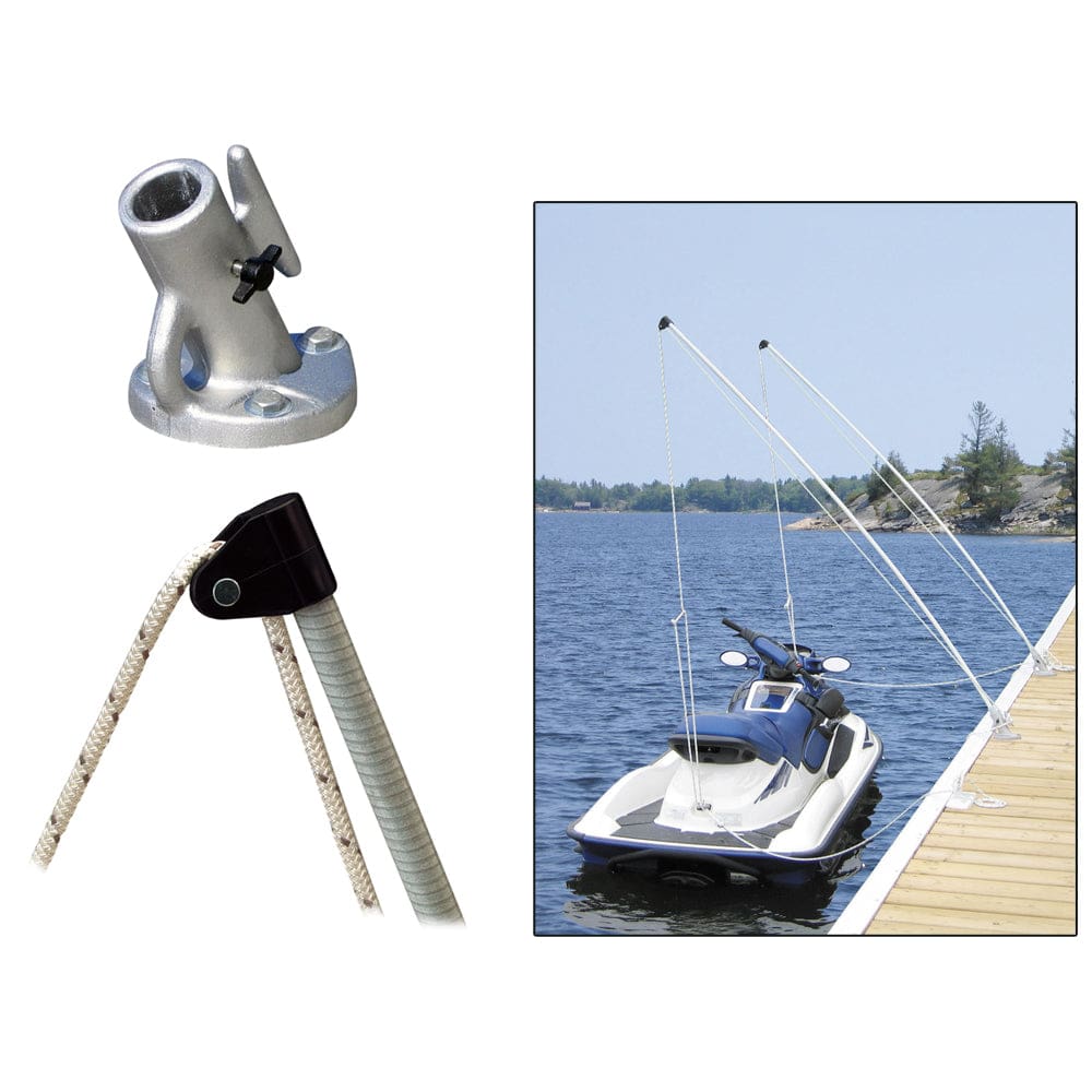 Dock Edge Economy Mooring Whips 8ft 2000 LBS up to 18ft - Anchoring & Docking | Mooring Whips - Dock Edge