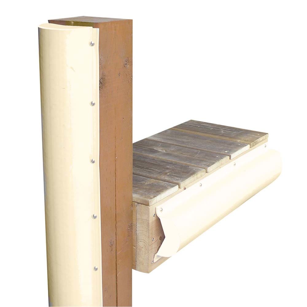 Dock Edge Piling Bumper - One End Capped - 6’ - Beige - Anchoring & Docking | Bumpers/Guards - Dock Edge