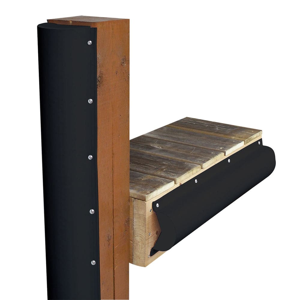 Dock Edge Piling Bumper - One End Capped - 6’ - Black - Anchoring & Docking | Bumpers/Guards - Dock Edge