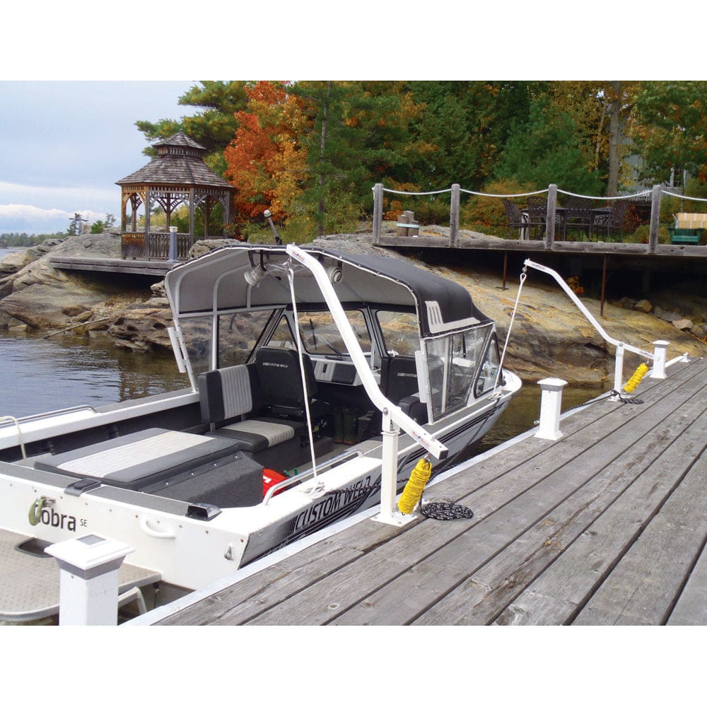 Dock Edge Wake Watchers Mooring System - Anchoring & Docking | Mooring Whips - Dock Edge