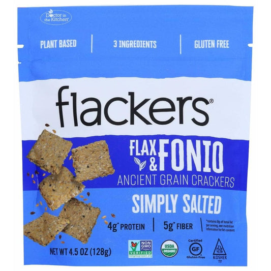 DOCTOR IN THE KITCHEN Doctor In The Kitchen Crackers Flax Fon Sltd, 4.5 Oz
